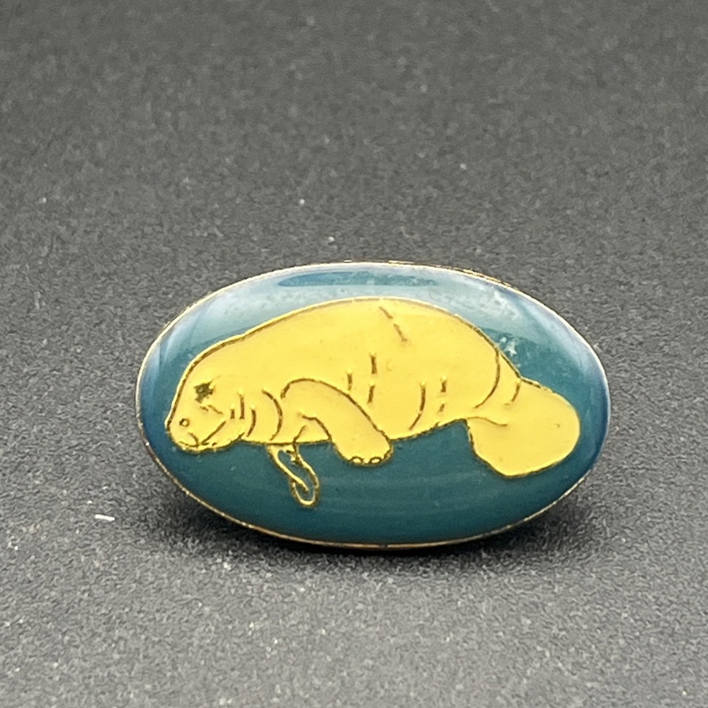 Manatee Sea Creature Animal Ocean Cute Lapel Hat Pin